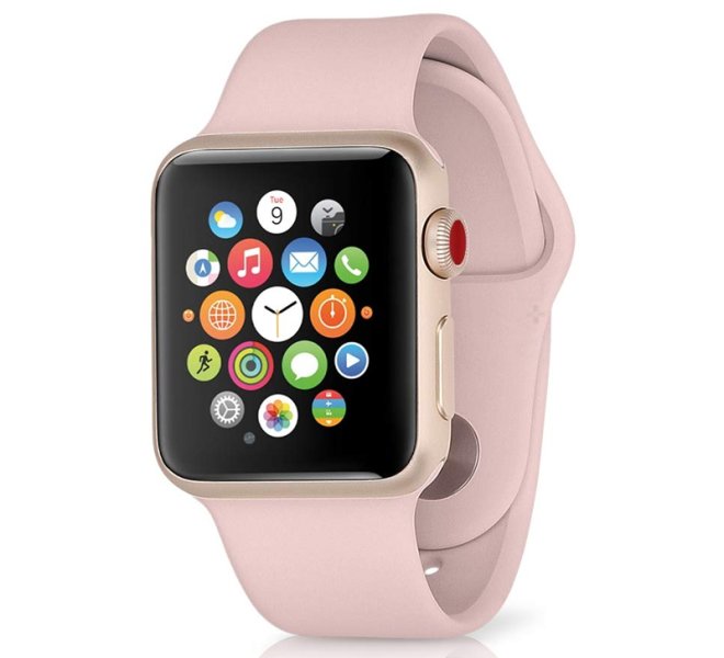 Apple Watch Series 3 (GPS,Cellular) Gold Aluminum Case (Renewed) 42mm