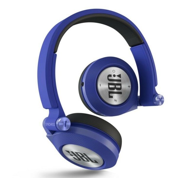 JBL Synchros E40BT On-Ear Bluetooth Headphones Blue