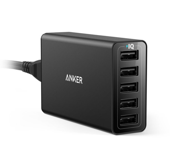 Anker PowerPort 5 port Black