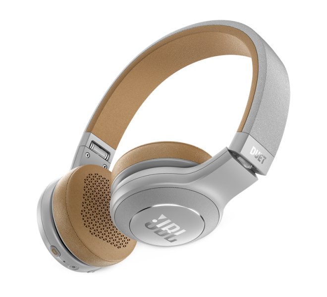JBL Duet BT Wireless On-Ear Headphones Grey