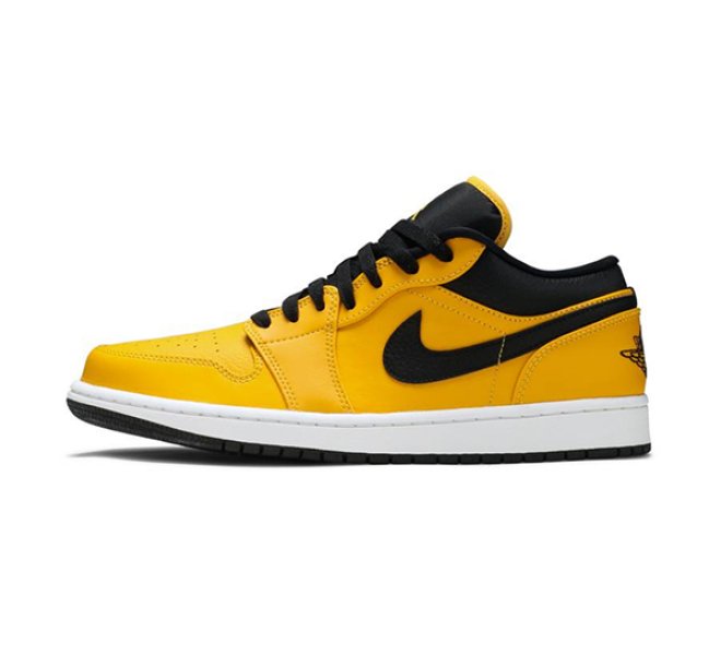 Jordan 1 Low Gold Black