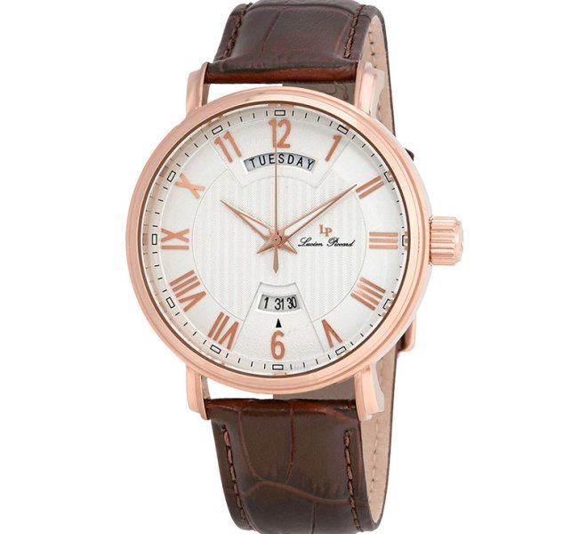 Lucien Piccard LP-40054-RG-02S-BRW