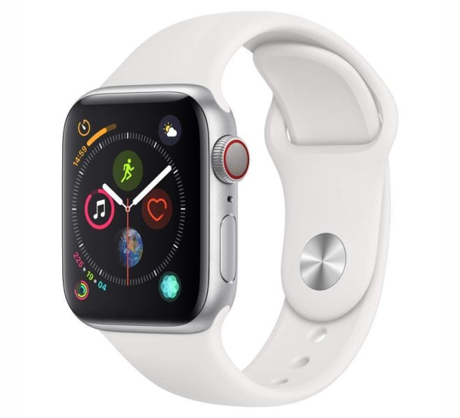 Apple Watch Series 4 (GPS) Silver Aluminum Case (Renewed) 40mm