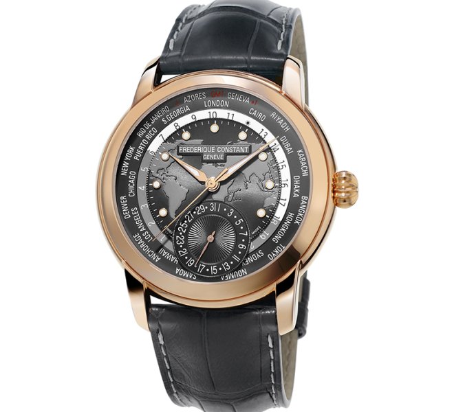 Frederique Constant Classic Worldtimer Manufacture FC-718DGWM4H4