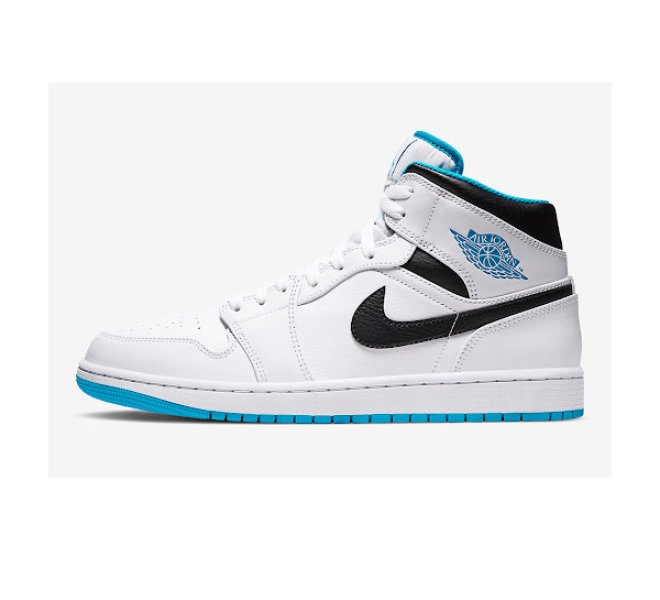 Jordan 1 Mid Laser Blue